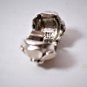 Vintage Sterling Enameled Pandora Charm Bracelet Bead Slide Charm