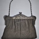 Edwardian Sterling Silver Mesh Ornate Bag Orig Coin Purse Carter, Hale & Co.