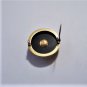 Antique Victorian 14K Pearl Jet  Mourning Pin Brooch Goth Steampunk