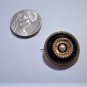 Antique Victorian 14K Pearl Jet  Mourning Pin Brooch Goth Steampunk