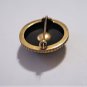 Antique Victorian 14K Pearl Jet Mourning Pin Brooch Goth Steampunk
