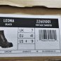Dr Martens LEONA Black Leather Hiker Tunnel Lace Boots US Women 9 EU 41 NIB