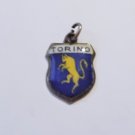Vintage 800 Silver Travel Souvenir Bracelet Charm or Pendant Torino, Italy