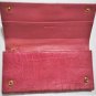 Vintage Miu Miu Dusty Rose Pink Croc Print Wallet