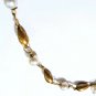 Victorian/Edwardian Natural Sea Pearls w Twist Links & Teardrops 14K Bracelet