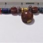 Antique Sassanian Persian Carnelian Seal & Lapis & Ancient Glass Beads Bracelet