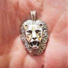 Vintage Sterling Silver Lion's Head necklace Pandant