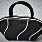 Bodhi Mini Black with White Piping Trim Bowling Bag