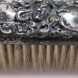 Antique Art Nouveau Repousee Woman Cameo Sterling Handle Bar Grooming Brush 7"