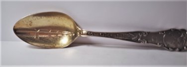 Vtg State of Illinois Sterling Silver Spoon Illinois Central Bridge in Bowl Lot