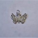Vintage Sterling Silver Butterfly Bracelet Charm or Necklace Pendant ROC