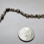 Vintage Sterling Silver Infinity Links Gemstone Tennis Bracelet 7-1/4"