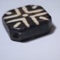 Antique Pumtek Pyu Diamond Tabular Cross Opalized Fossil Palm Wood Bead 23 mm