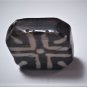 Antique Pumtek Pyu Diamond Tabular Cross Opalized Fossil Palm Wood Bead 23 mm