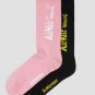 Dr Martens Cotton Blend Pink & Black Airwair Long Socks M/L Szs 10-15