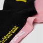 Dr Martens Cotton Blend Pink & Black Airwair Long Socks M/L Szs 10-15