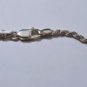 Gorham Sterling Puffy Heart W Gold Vemeil Rose on Sterling Rope Chain