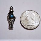 Vintage Sterling Silver Native Snake Dancer Bracelet Charm or Necklace Pendant