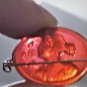 Beautiful Antique Victorian GF Neoclassical Greek Lady Glass Cameo Pin Brooch