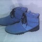 Vintage Cole Haan Blue Suede Y2K Style Bootie Boots Size 10