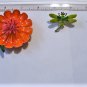 Vintage Colorful Enamel Flower & Bugs Pin Brooches Lot of 3