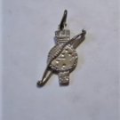 Vtg Sterling Silver Native American Bow Quiver Shield Bracelet Charm or Pendant