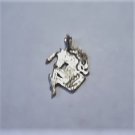 Vintage Sterling Silver Unicorn Bracelet Charm or Necklace Pendant