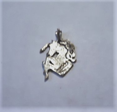 Vintage Sterling Silver Unicorn Bracelet Charm or Necklace Pendant