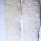 NEW! 1 Pr Ultra Plush Fleece Footbed Insoles UGGs, Bearpaws Sz 11.5 US W -White