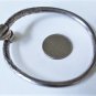 Vtg Sterling Silver Jamaica W Indies Handmade Terminal Ends Cuff Bracelet 47.8 G