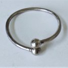 Vtg Sterling Silver Jamaica W Indies Handmade Terminal Ends Cuff Bracelet 49.2 G
