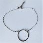 Vtg Sterling Silver Adina Reyter MODERNIST Hammered Ring Pendant Necklace