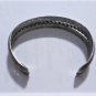 Antique Coin Silver Harvey Old Pawn Navajo Cuff Bracelet