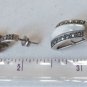 Vintage Sterling Silver MOP & Coral Earrings Lot Collection of 4 Pairs