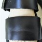 Dr Martens GRYPHON Black Leather Strap Sandals Silver Hdwr US W 9 UK 7 EU 41