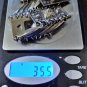 Vintage Sterling Silver MEXICO Relief Pyramids Design Wide Bracelet 7-1/4"