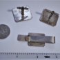 Vtg Sterling Silver Southwestern Mexico Desert Tie Clip & Cufflinks Set 1930s JS