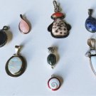 Vintage Sterling Silver Southwest Necklace Pendants Lot Collection of 8