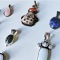 Vintage Sterling Silver Southwest Necklace Pendants Lot Collection of 8
