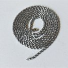 Vintage Sterling Silver Mega Long Rope Chain Necklace Lot ~ 36"