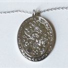 Vtg Sterling Silver Prince Charles & Lady Diana Engagemnt Pendant Necklace Lot