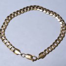 Vintage ITALY 14K Unisex Cuban Link Bracelet Lot 7-5/8"