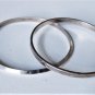 Vintage Southwest Navajo Tribal Sterling Silver Bangle Bracelet Lot of 2