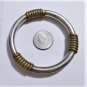 Vintage Sterling Silver Golden Wire Wrap MEXICO Bangle Bracelet Lot