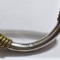 Vintage Sterling Silver Golden Wire Wrap MEXICO Bangle Bracelet Lot