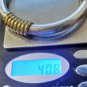 Vintage Sterling Silver Golden Wire Wrap MEXICO Bangle Bracelet Lot