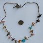 Vtg Sterling Old Pawn S Domingo Turquoise T Bird Animal Fetish Heishi Necklace