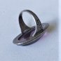 Antique Sterling Silver Aesthetic Art Nouveau Purple Glass Stone Ring Lot ~ Sz 6
