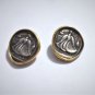 Vintage MMA Ancient Greek Coin Reproduction Clip On Earrings Lot