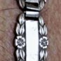 Vintage Sterling Silver Forget-Me-Not Links Name Bracelet Lot